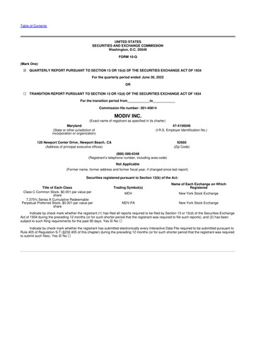 Thumbnail Modiv Industrial 10-Q Quarterly Report FY2022 