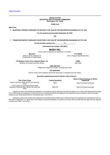 Thumbnail Modiv Industrial 10-Q Quarterly Report FY2022 