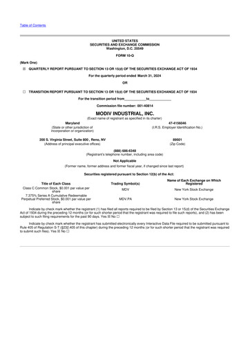 Thumbnail Modiv Industrial 10-Q Quarterly Report FY2024 