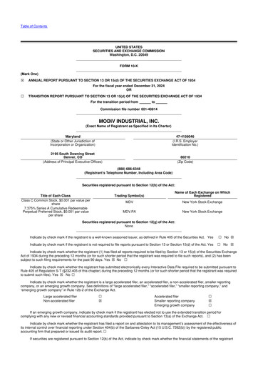 Thumbnail Modiv Industrial 10-K Annual Report 2024