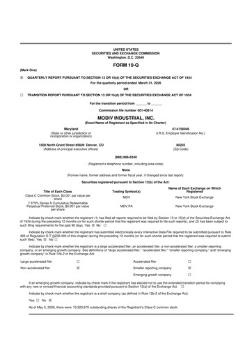 Thumbnail Modiv Industrial 10-Q Quarterly Report FY2026 