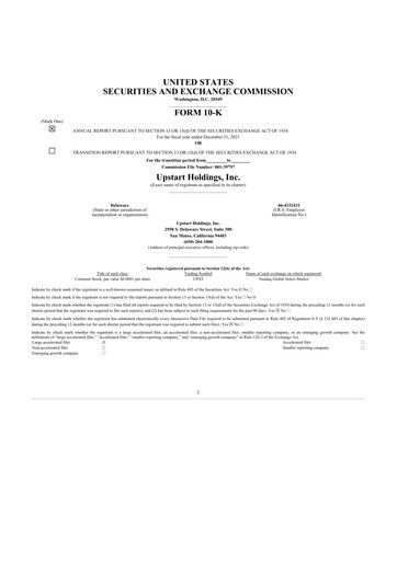 Thumbnail Upstart 10-K Annual Report 2021