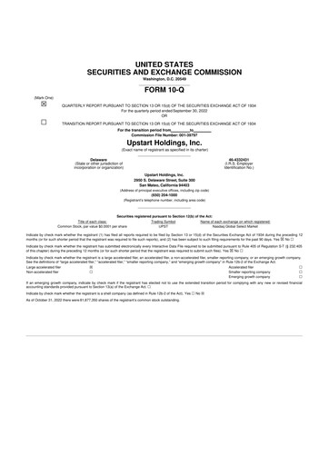 Thumbnail Upstart 10-Q Quarterly Report FY2022 