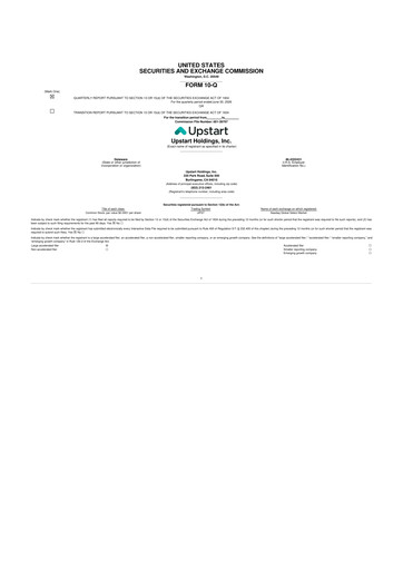 Thumbnail Upstart 10-Q Quarterly Report FY2026 