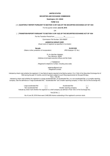 Vorschaubild Addentax Group 10-Q Quartalsbericht  