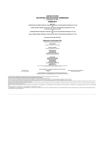 Thumbnail Atlassian 20-F Annual Report 2021