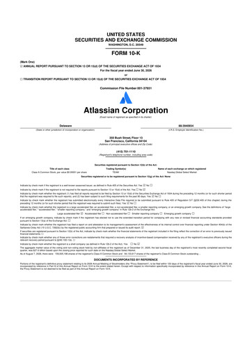 Thumbnail Atlassian 10-K Annual Report 2026