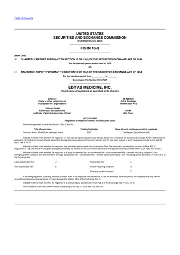 Thumbnail Editas Medicine
 10-Q Quarterly Report FY2026 
