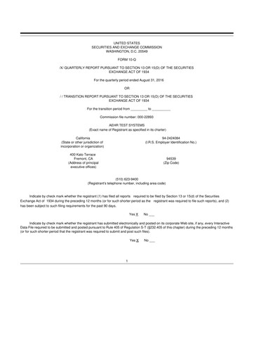 Thumbnail Aehr Test Systems 10-Q Quarterly Report FY2017 