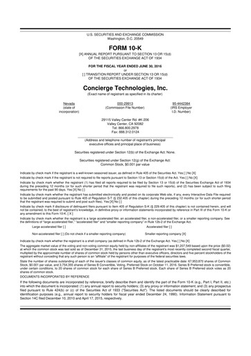 Vorschaubild the Marygold Companies 10-K Jahresbericht 2016