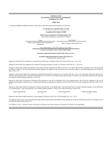 Thumbnail Sanara MedTech 10-K Annual Report 2016