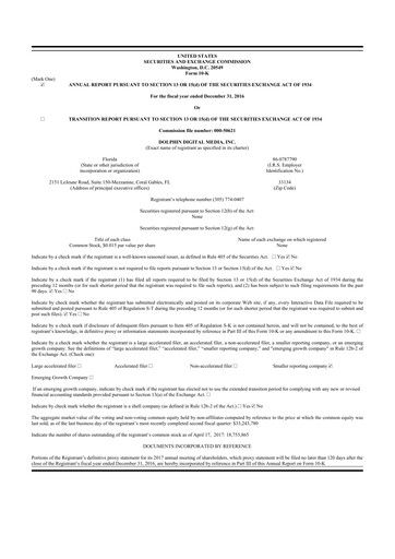 Thumbnail Dolphin Entertainment
 10-K Annual Report 2016