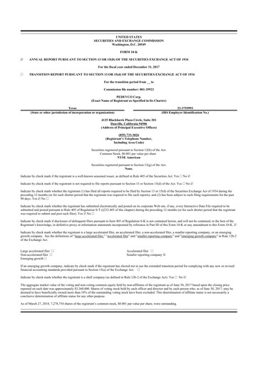 Thumbnail PEDEVCO
 10-K Annual Report 2017