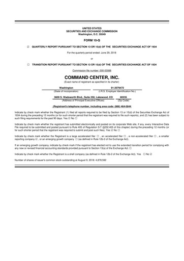 Thumbnail HireQuest 10-Q Quarterly Report FY2018 