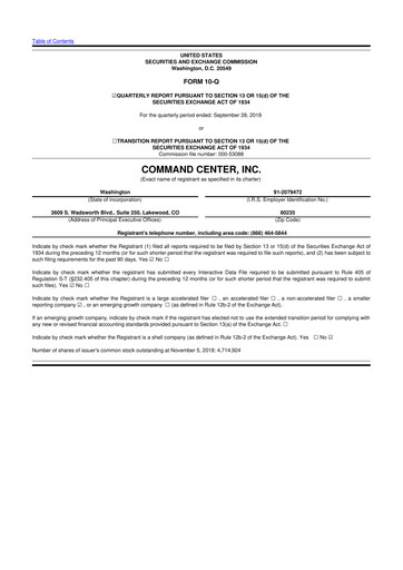 Thumbnail HireQuest 10-Q Quarterly Report FY2018 