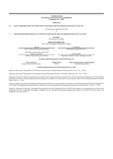 Thumbnail ReposiTrak 10-K Annual Report 2019