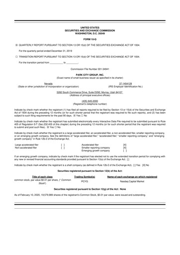 Miniature ReposiTrak 10-Q Rapport trimestriel 2020 