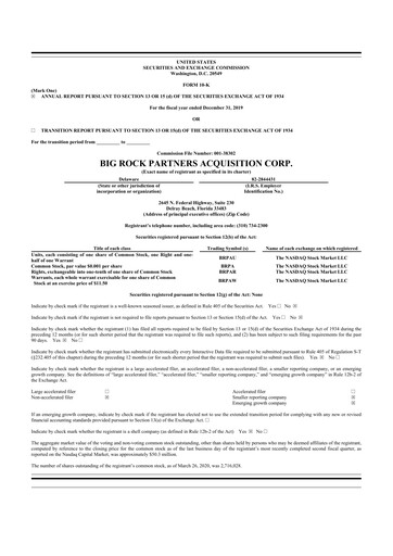 Vorschaubild NRx Pharmaceuticals 10-K Jahresbericht 2019