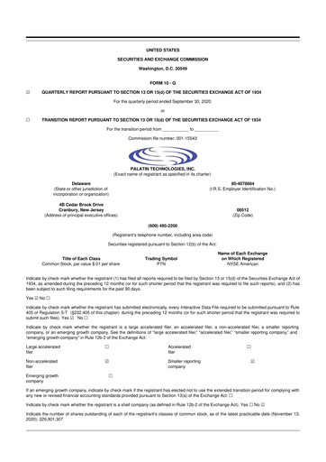 Thumbnail Palatin Technologies 10-Q Quarterly Report FY2021 