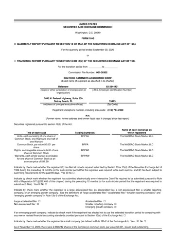 Thumbnail NRx Pharmaceuticals 10-Q Quarterly Report FY2020 