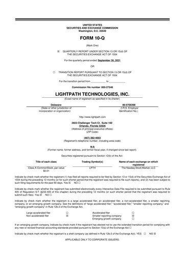 Thumbnail LightPath Technologies 10-Q Quarterly Report FY2021 