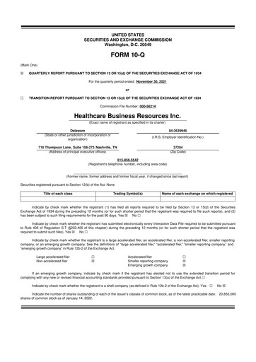 Vorschaubild GenFlat Holdings 10-Q Quartalsbericht 2021 