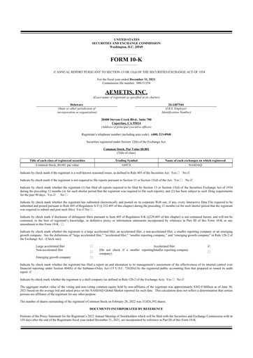 Thumbnail Aemetis 10-K Annual Report 2021