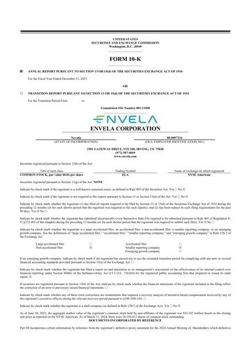 Thumbnail Envela Corporation 10-K Annual Report 2023