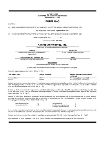 Thumbnail Airship AI 10-Q Quarterly Report FY2025 