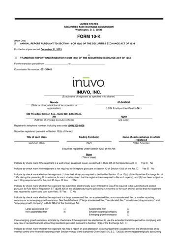 Miniature Inuvo 10-K Rapport annuel 2025