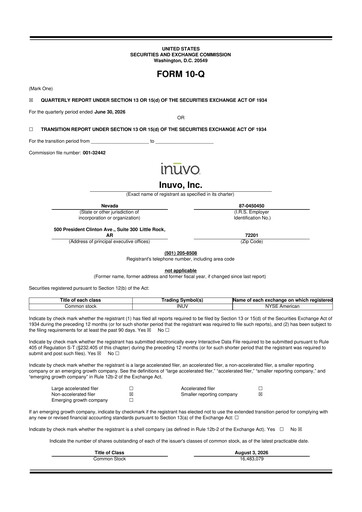Thumbnail Inuvo 10-Q Quarterly Report FY2026 