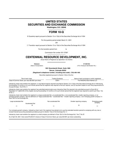 Thumbnail Permian Resources 10-Q Quarterly Report FY2021 