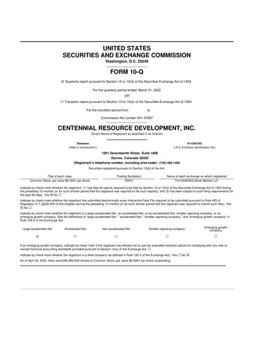 Thumbnail Permian Resources 10-Q Quarterly Report FY2022 