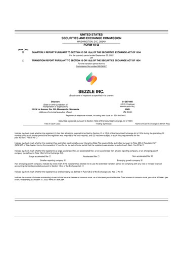 Thumbnail Sezzle 10-Q Quarterly Report FY 