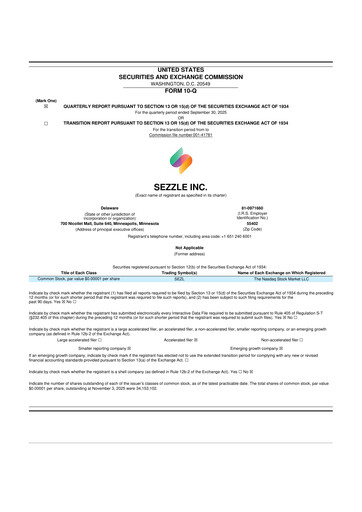 Thumbnail Sezzle 10-Q Quarterly Report FY 