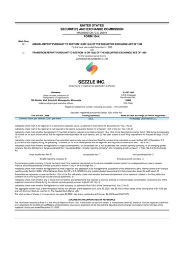 Thumbnail Sezzle 10-K Annual Report 