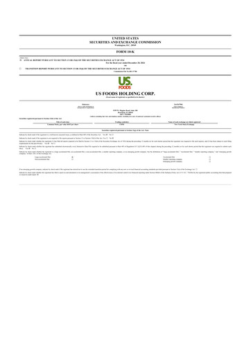 Thumbnail US Foods 10-K Annual Report 2024