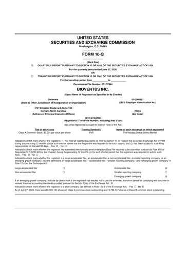 Vorschaubild Bioventus 10-Q Quartalsbericht 2026 