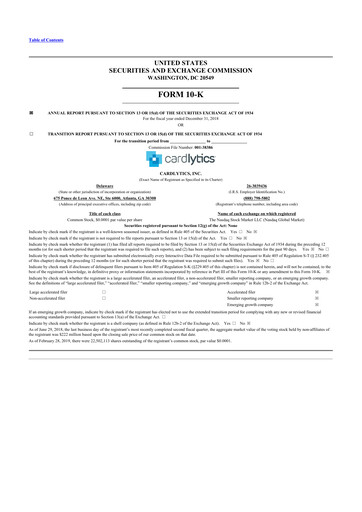 Thumbnail Cardlytics
 10-K Annual Report 2018