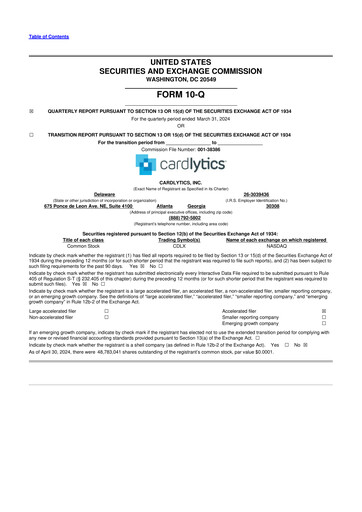 Thumbnail Cardlytics
 10-Q Quarterly Report FY2024 