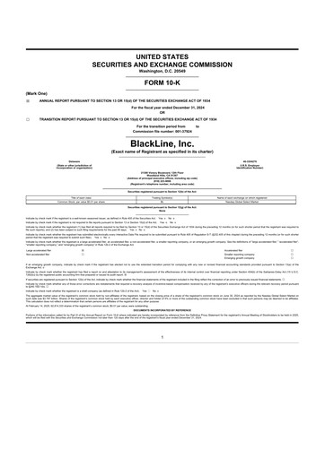 Thumbnail BlackLine 10-K Annual Report 2024