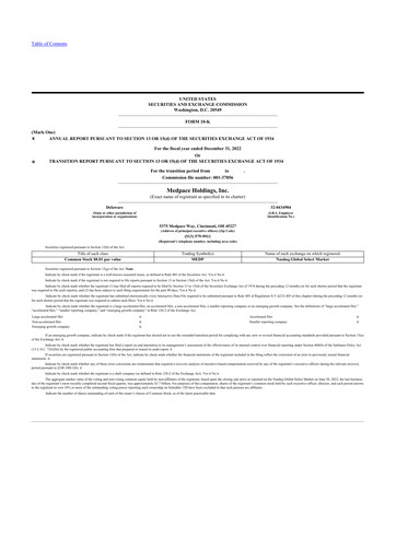 Thumbnail Medpace 10-K Annual Report 2022