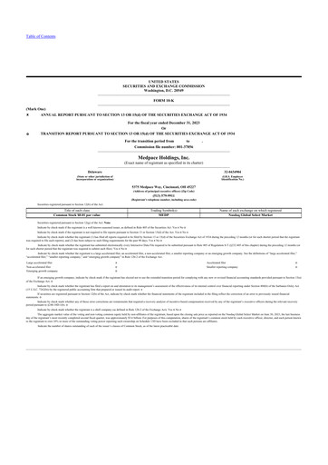 Thumbnail Medpace 10-K Annual Report 2023