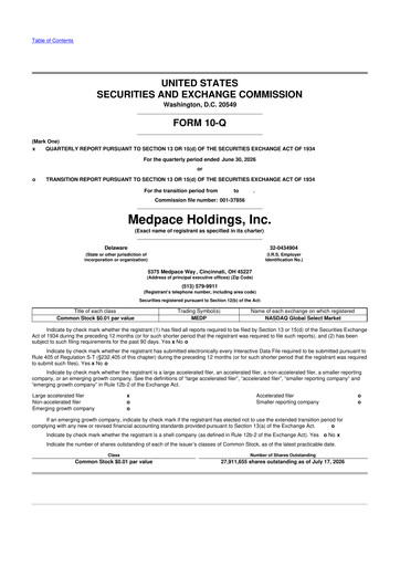 Thumbnail Medpace 10-Q Quarterly Report FY2026 