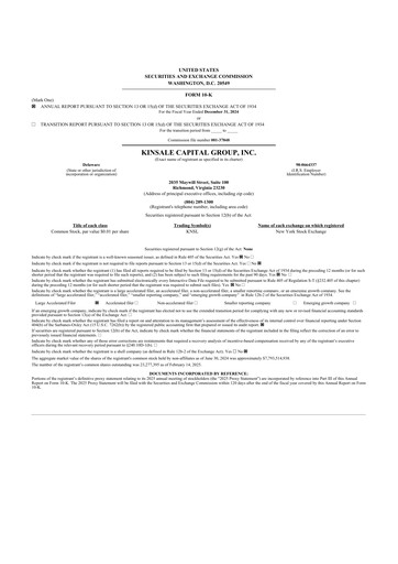 Thumbnail Kinsale Capital Group
 10-K Annual Report 2024