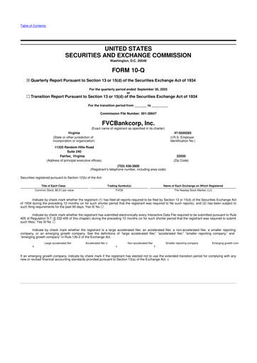 Thumbnail FVCBankcorp 10-Q Quarterly Report FY2025 