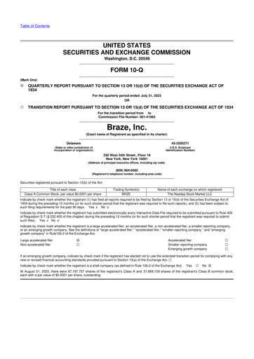 Thumbnail Braze 10-Q Quarterly Report FY2024 