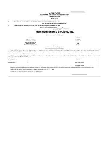 Thumbnail Mammoth Energy Services 10-Q Quarterly Report FY2017 