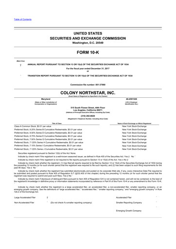 Thumbnail DigitalBridge Group 10-K Annual Report 2017