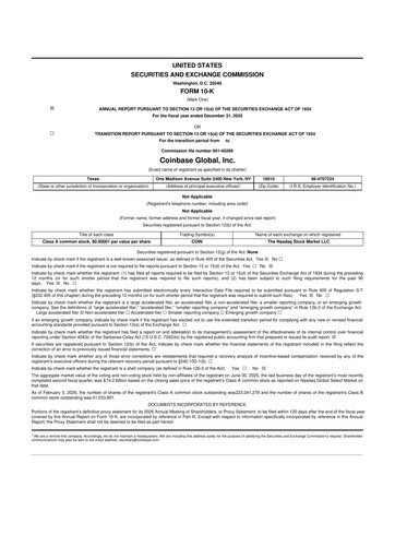 Thumbnail Coinbase 10-K Annual Report 2025